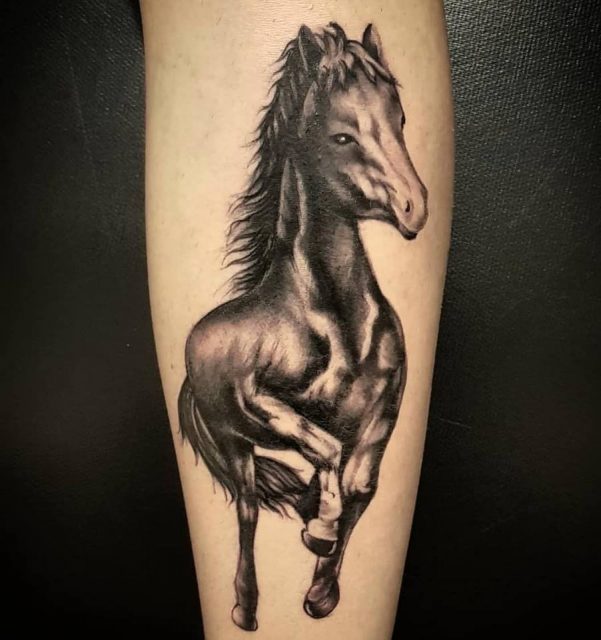 Tatuagem Masculina de Cavalo